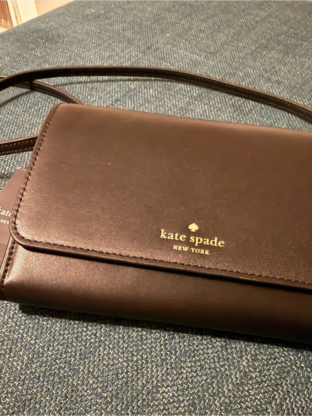 Kate Spade Black Leather Kerri Crossbody Bag